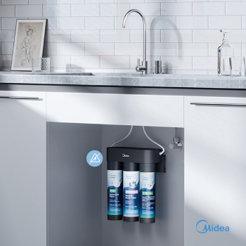 Filtr przepływowy Midea EasyPure Soft - 3-stopniowa filtracja wody